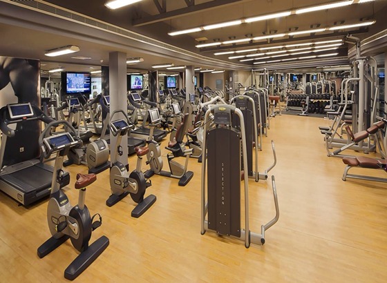 The male exercise room