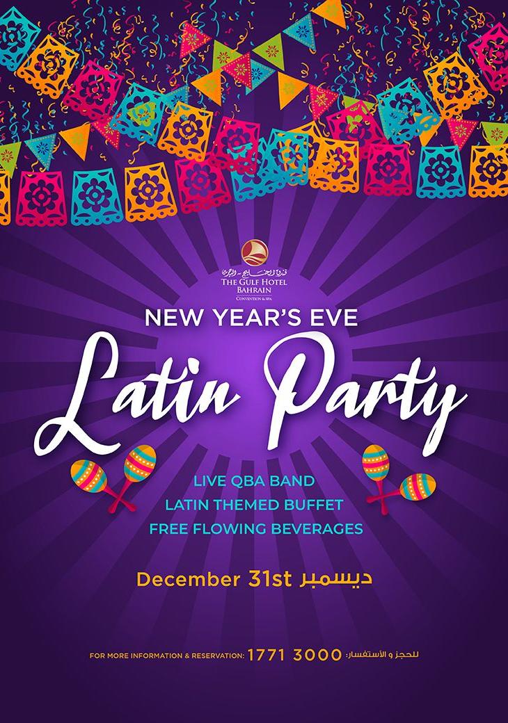 New Year’s Eve Latin Party Gulf Hotel Bahrain