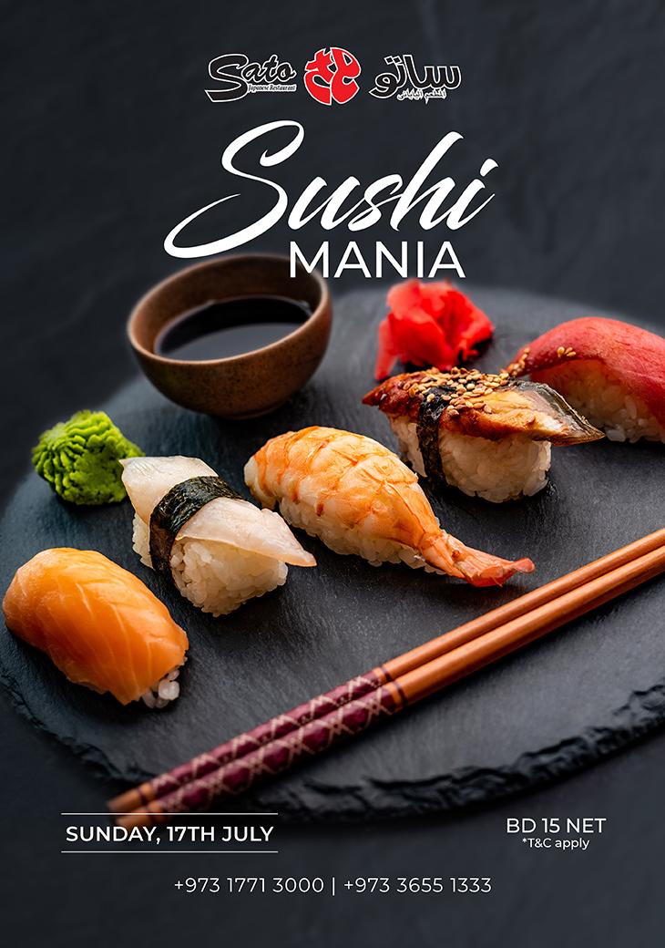 Sushi Mania at Sato